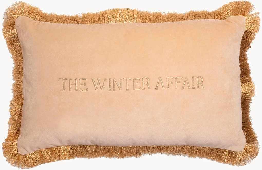 Cuscino in velluto The Winter Affair