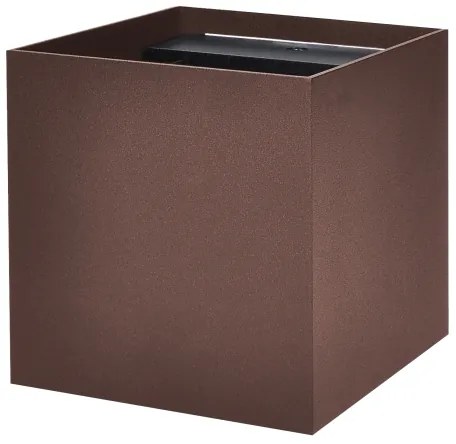 Brilagi - Applique da esterno CUBE LED/6W/230V marrone IP54