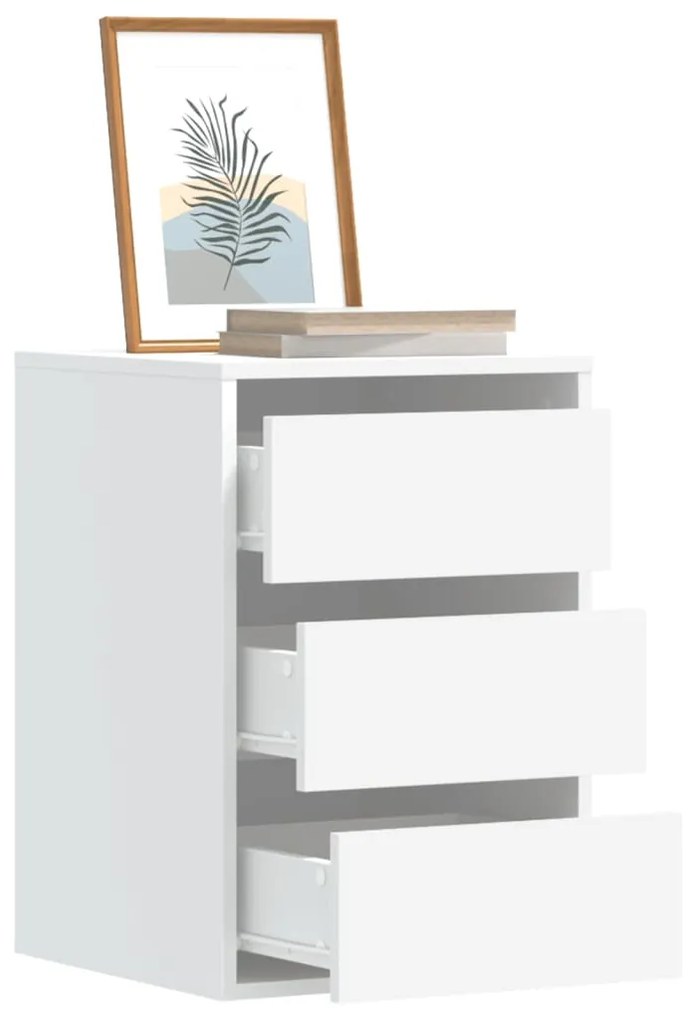 Cassettiera Bianca 40x41x58 Cm İn Legno Multistrato /