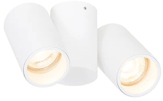 Faretto di design bianco 2 luci orientabile - Michael