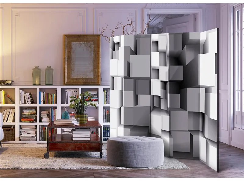 Paravento  Geometric Puzzle II [Room Dividers]  Colore Grigio, Dimensioni e Misure 225x172