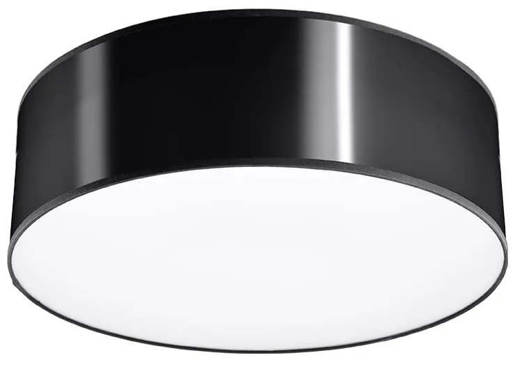 Apparecchio da soffitto nero Atis - Sollux