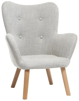 Poltrona bambino design grigio ghiaccio BABY BRISTOL