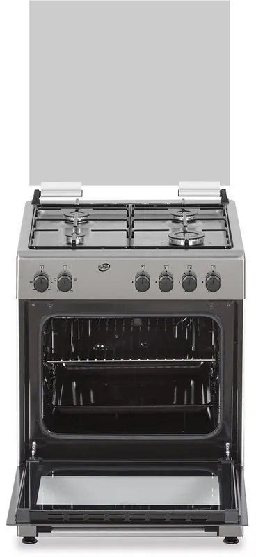 Cucina a gas con forno DAYA DSGC-6060XEG inox L 60 x P 63 cm