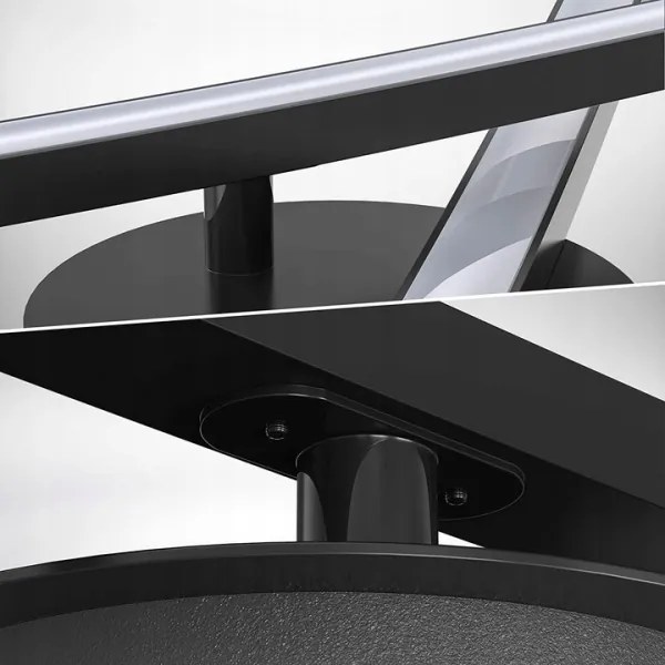 Plafoniera LED 2xLED/6W/230V 3000K nero