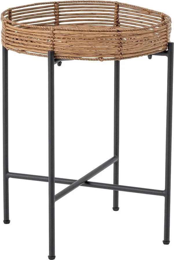 Set di mobili da giardino di colore naturale in rattan artificiale per 2 persone Dudine – Bloomingville