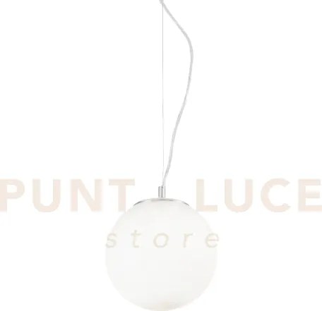 Mapa bianco lampadario a sospensione 1 luce attacco e14 d.20cm
