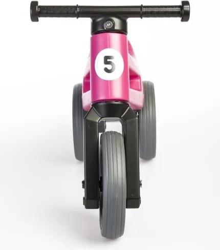 Funny Wheels - Bicicletta senza pedali 2 in 1 RIDER SPORT rosa/nera
