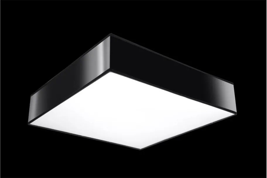Plafoniera nera a soffitto Mitra - Sollux