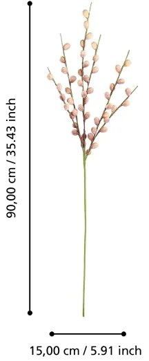 Eglo 428186 - Fiore artificiale MEHAKIT 90 cm rosa