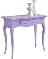 Consolle shabby legno consumata lavanda 87x38x77