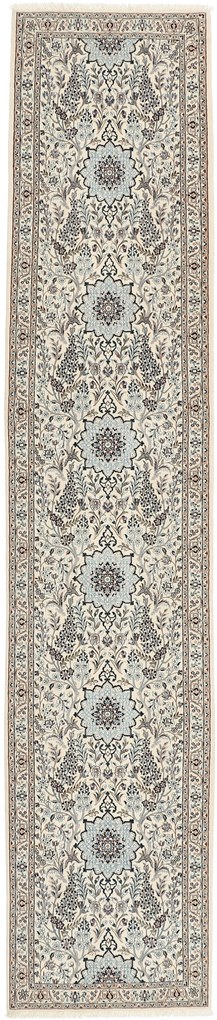 Nain Tappeto 360x70 (Iran) Annodato A Mano