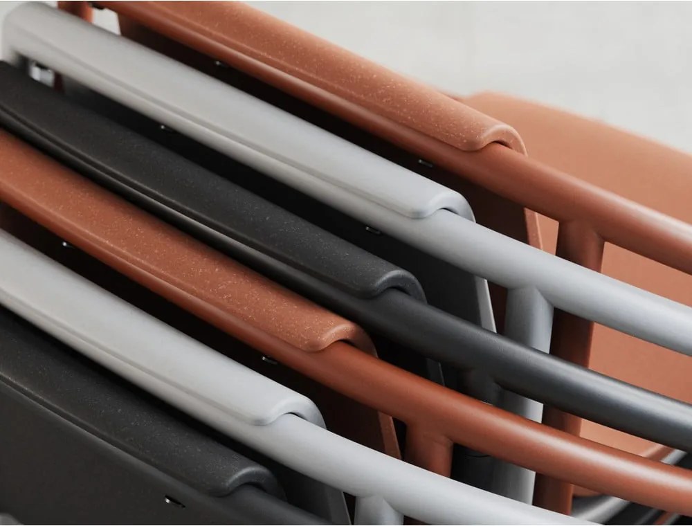 Sedie da pranzo color mattone Ringo - Umbra