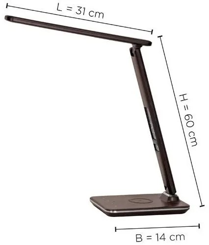 Paul Neuhaus 4595-23 - Lampada LED dimmerabile con ricarica wireless LED/5W/230V