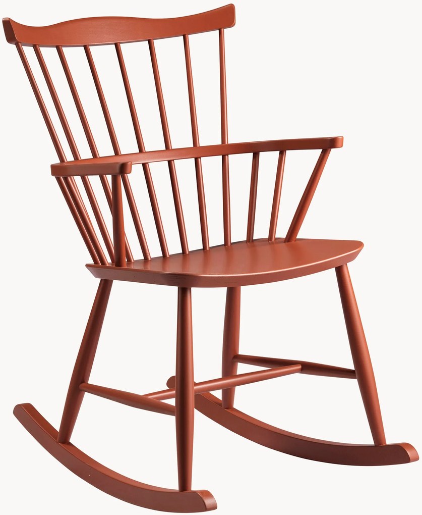 Sedia a dondolo in legno J52G