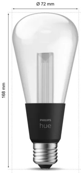 Lampadina LED RGBW dimmerabile Philips Hue White And Color Ambiance E27/6,8W/230V
