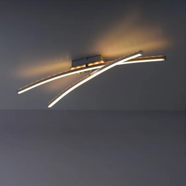 Leuchten Direkt 11255-55 - Lampadario LED RGB dimmerabile ALINA 2xLED/8,1W/230V + TC