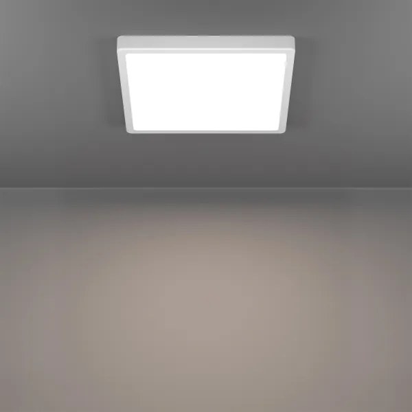 Eglo 901379 - LED RGBW dimmerabile, plafoniera fumé FUEVA-Z LED/13,5W/230V 29,5cm IP44 bianca