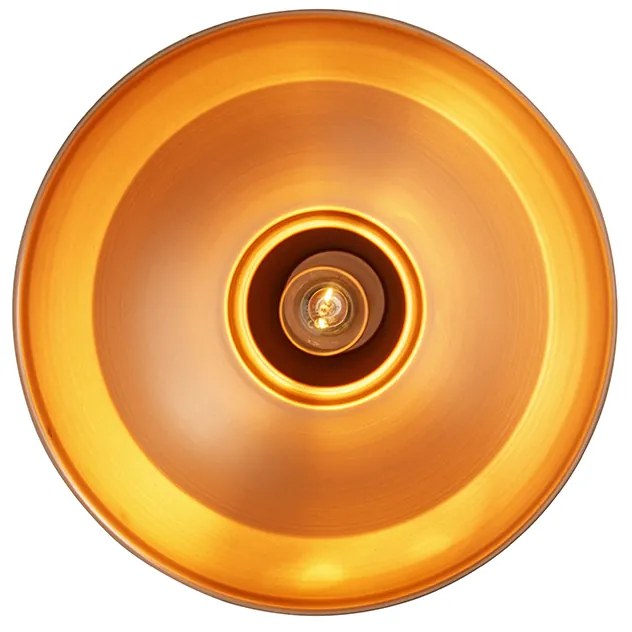 Lampada a sospensione industriale rame anticato - Goliath