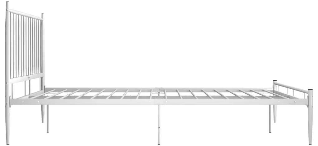 Giroletto bianco in metallo 140x200 cm