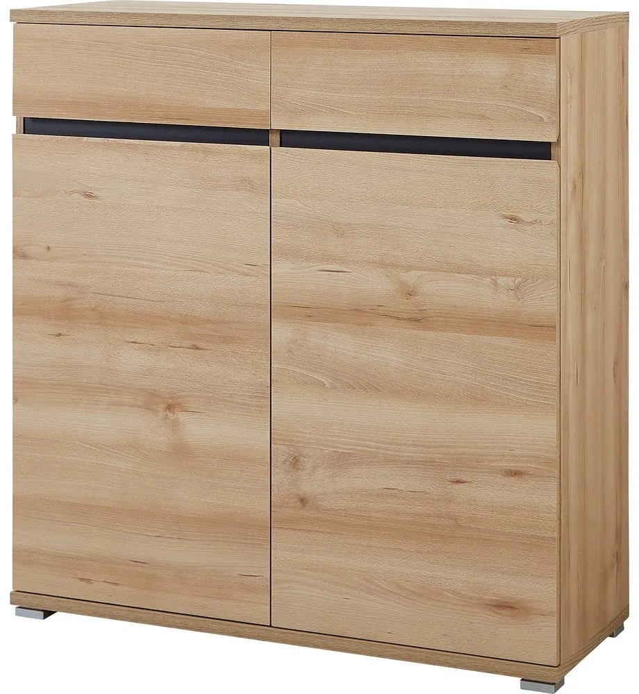 Scarpiera in faggio con cassetti Lissabon - Germania