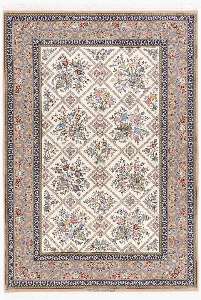 Isfahan Tappeto persiano 200 x 140 (Iran) Annodato A Mano