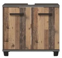 Mobile da bagno VENOM antracite/marrone