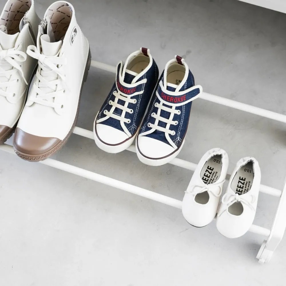 Scarpiera in metallo bianco 83,5x14,5x27,5 cm Tower - YAMAZAKI