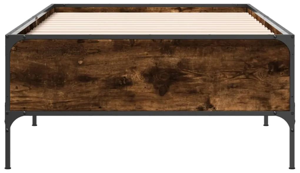 Giroletto rovere fumo 75x190 cm in legno multistrato e metallo
