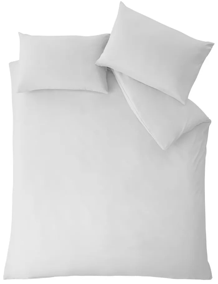 Set copripiumino e federa bianco per letto matrimoniale e per letto esteso 230x220 cm So Soft Non-Iron – Catherine Lansfield