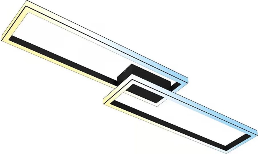 Briloner 3761015 - Plafoniera dimmerabile LED/45W/230V 2700-6500K+telecomando nero