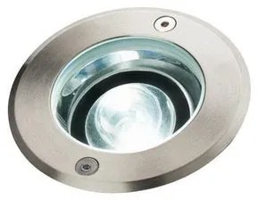 Faretto da incasso con fonte luminosa orientabile Modulo LED BASCU argento  Ø 10.8 cm Luce bianco naturale