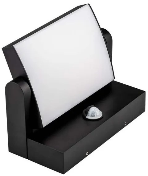 Lampada da parete LED esterna con sensore LED/17W/230V 4000K IP65 nero