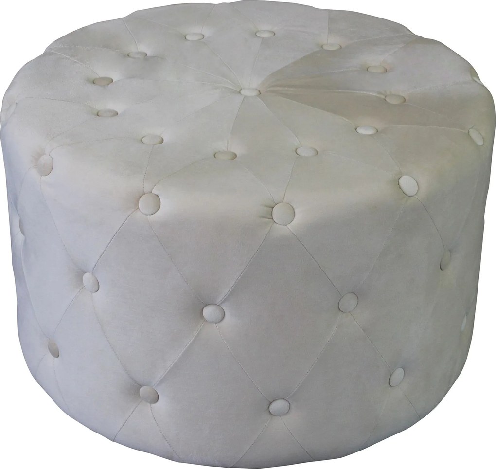 AURA - pouf rotondo in velluto