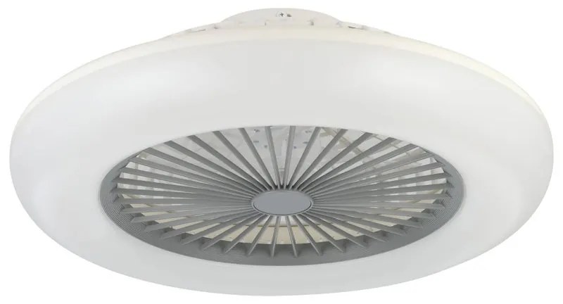 Ventilatore da soffitto Sayulita-L bianco, Ø 55 cm, CCT, dimmerabile, EGLO IP20