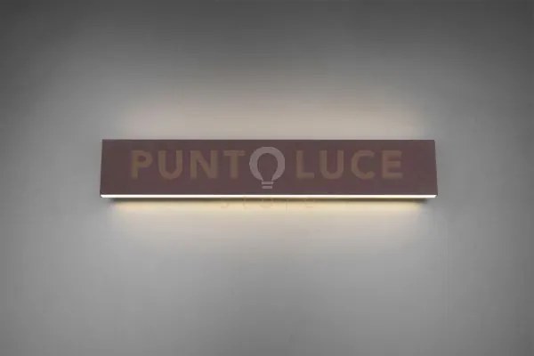 Applique a parete led con regolazione intensità concha lunghezza 46...