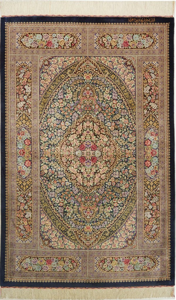 Ghom Tappeto persiano 150 x 100 (Iran) Annodato A Mano