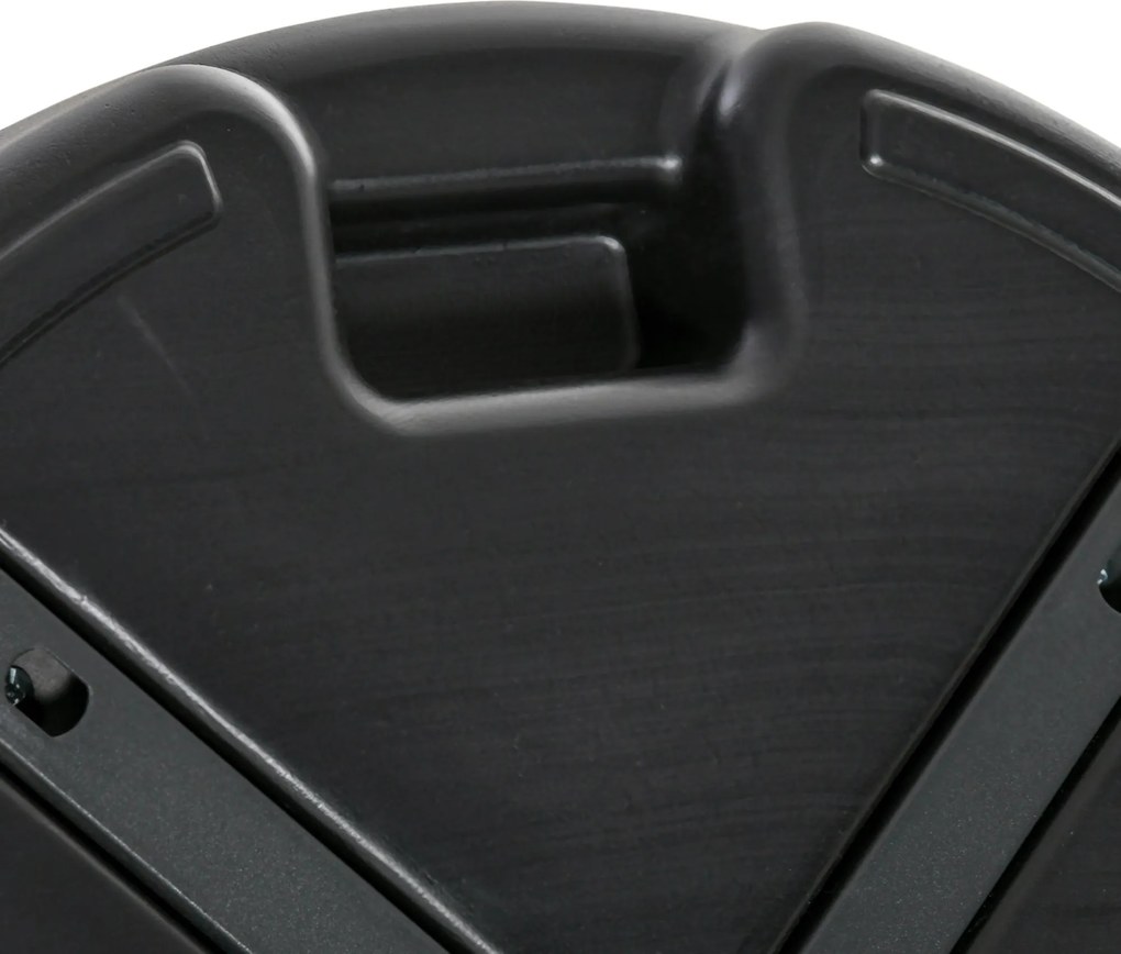 Base per Ombrellone da Giardino Ø55 cm 30 Kg in Plastica Nero...
