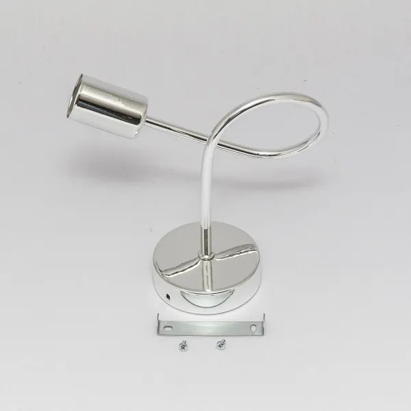 Applique da parete OXFORD 1xE27/15W/230V, cromo lucido