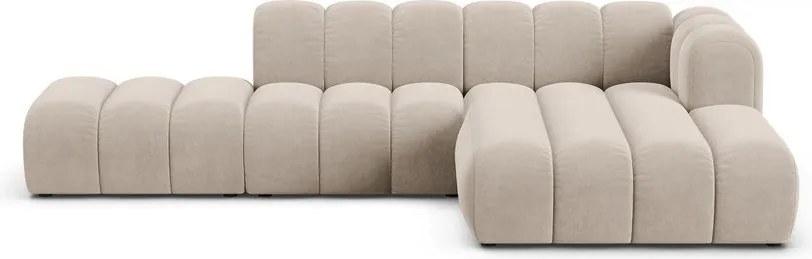 Divano angolare beige ad angolo destro Lupine - Micadoni Home