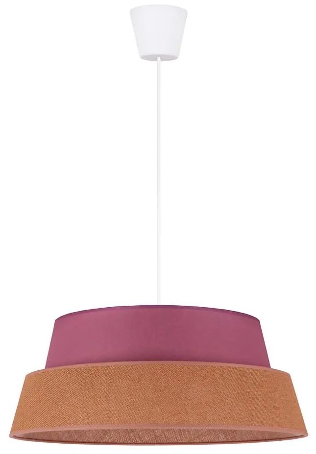 Duolla - Lampadario a sospensione con filo GALAXY 1xE27/40W/230V diametro 50 cm rosa
