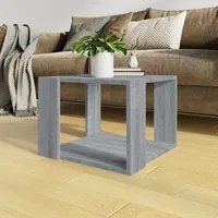 Tavolino Salotto Grigio Sonoma 40x40x30cm Legno Ingegnerizzato 815169