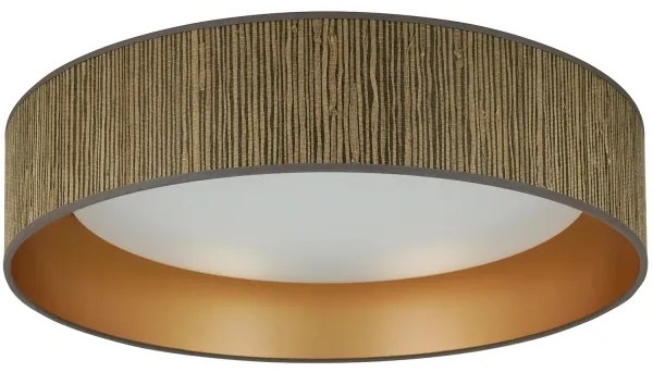 Brilagi - Lampada dimmerabile a LED VEGAS SHINE LED/24W/230V marrone/oro + telecomando