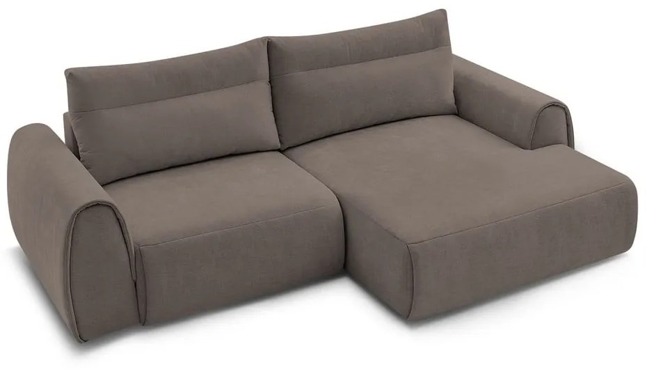 Divano angolare marrone Aden – Bobochic Paris