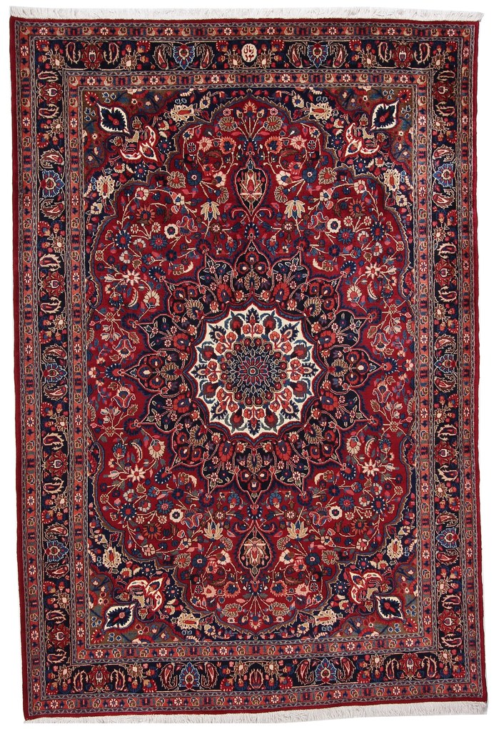 Birjand Tappeto persiano 200x300 Rosso (Iran) Annodato A Mano