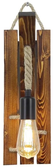 Applique AHSAP 1xE27/40W/230V pino noce