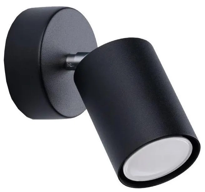 Sollux SL.1126 - Lampada da parete LEMMI 1xGU10/40W/230V nero