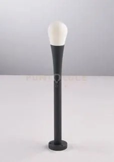 Palo per esterno drop antracite 1 luce attacco g9 ip65 5x54cm