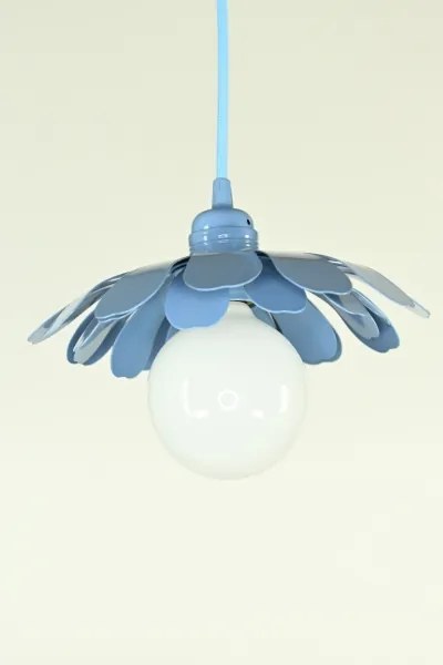 Bohemia-Design - Sospensione a cavo 1xE27/60W/230V blu
