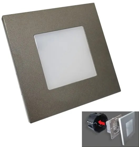 Emithor 48305 - Lampada LED di orientamento STEP LIGHT 16xLED/1W/230V